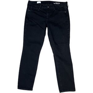 Gap always skinny black wash jeans women’s size 31 short
